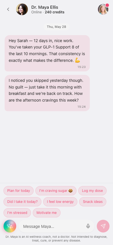 AI Coach App — chat com a coach de IA