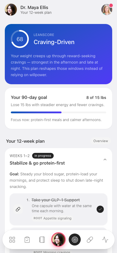 AI Coach App — plano de ação personalizado